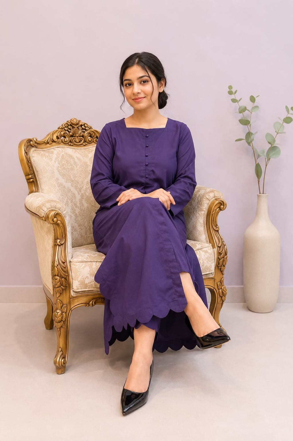 Purple Article | Richly Embroidered Lawn for Occasion Wear - The Luxe Edit by NourePalette