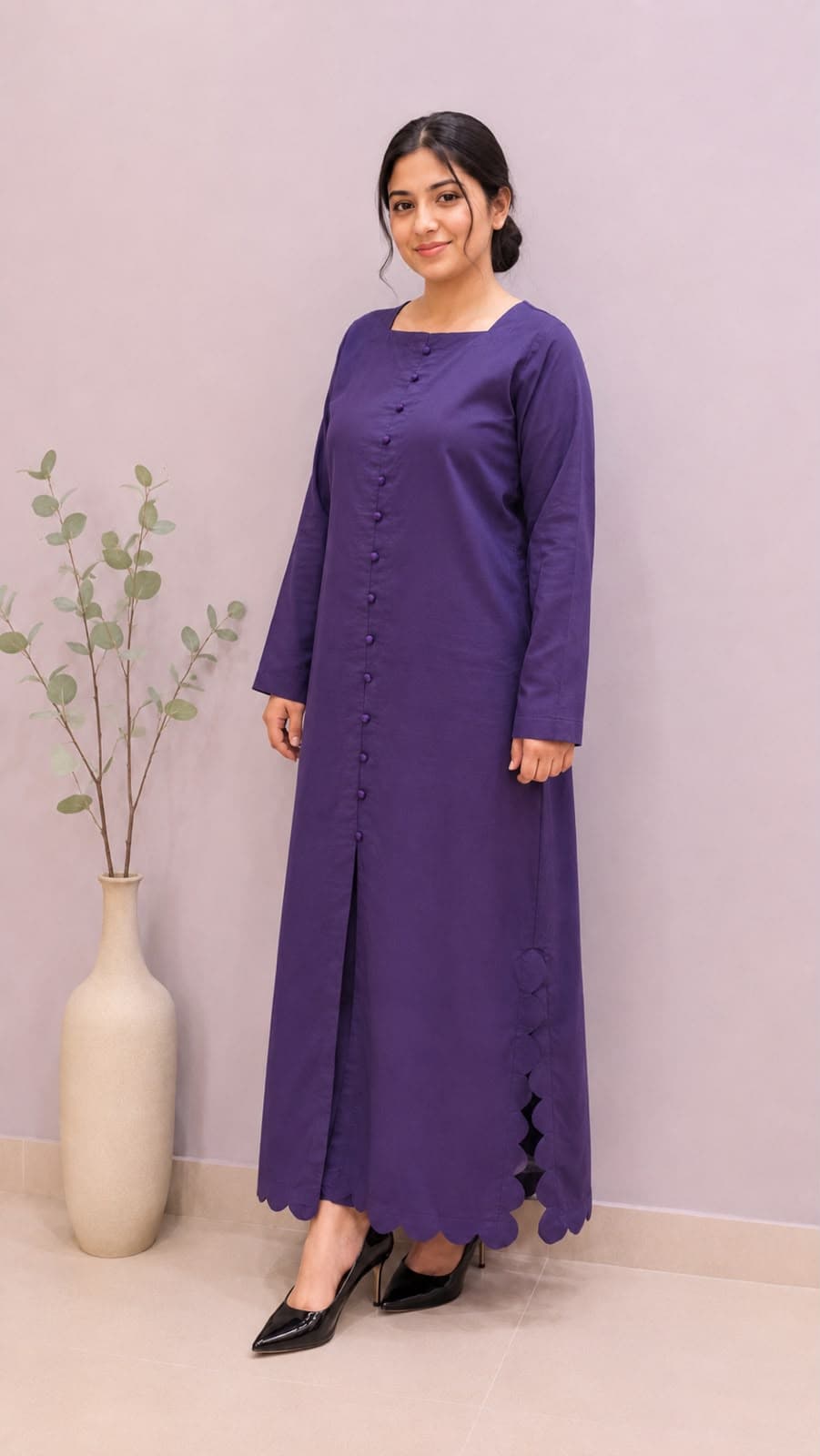 Purple Article | Richly Embroidered Lawn for Occasion Wear - The Luxe Edit, alternate view